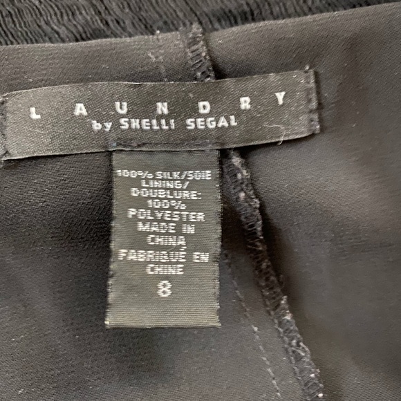 Black Silk lace skirt size 8 - Picture 3 of 3